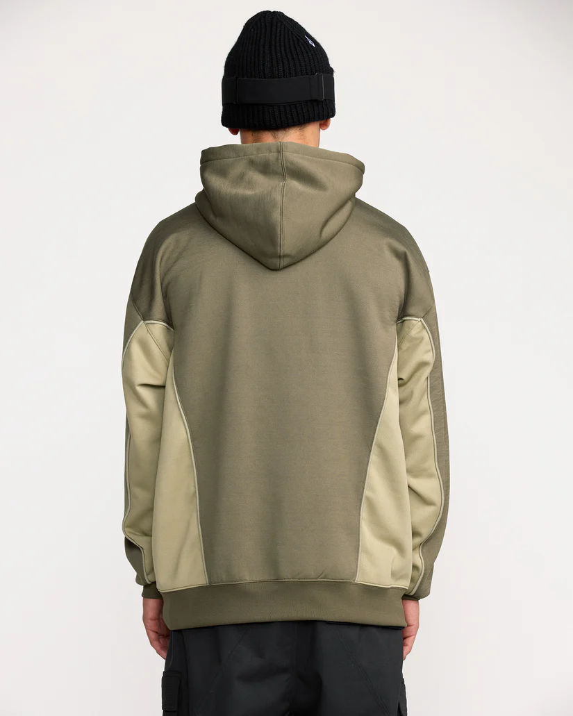 ανδρικό πράσινο φούτερ από την volcom, vital hydro hoodie