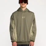 ανδρικό πράσινο φούτερ από την volcom, vital hydro hoodie