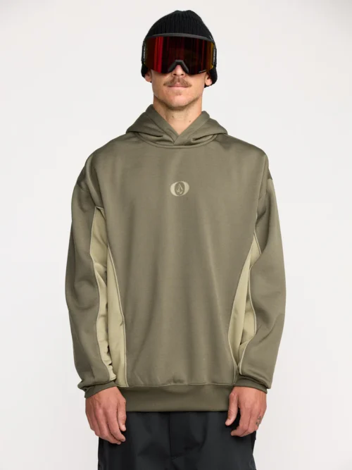 ανδρικό πράσινο φούτερ από την volcom, vital hydro hoodie