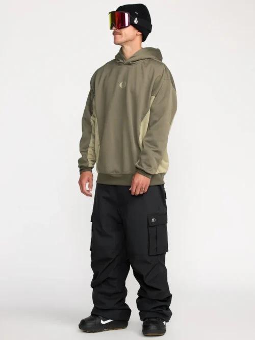 ανδρικό πράσινο φούτερ από την volcom, vital hydro hoodie