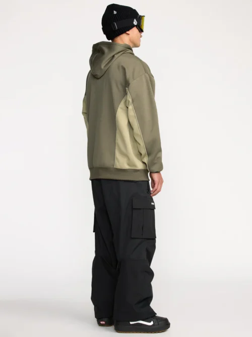 ανδρικό πράσινο φούτερ από την volcom, vital hydro hoodie