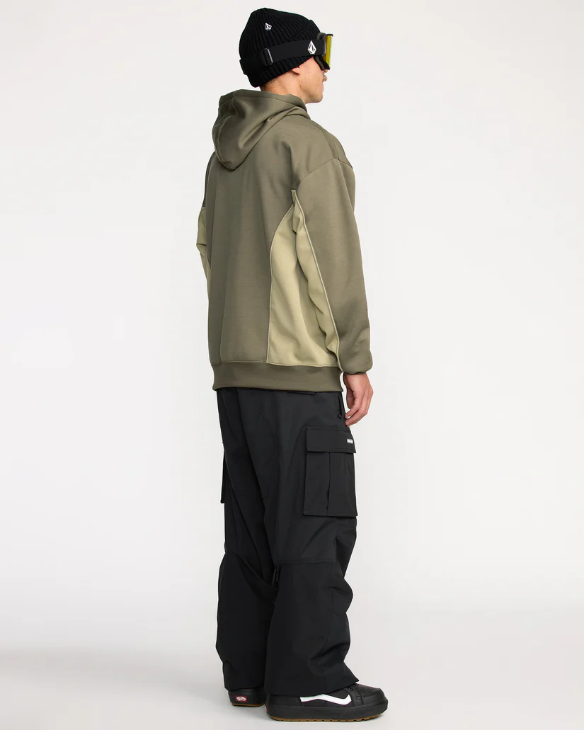 ανδρικό πράσινο φούτερ από την volcom, vital hydro hoodie