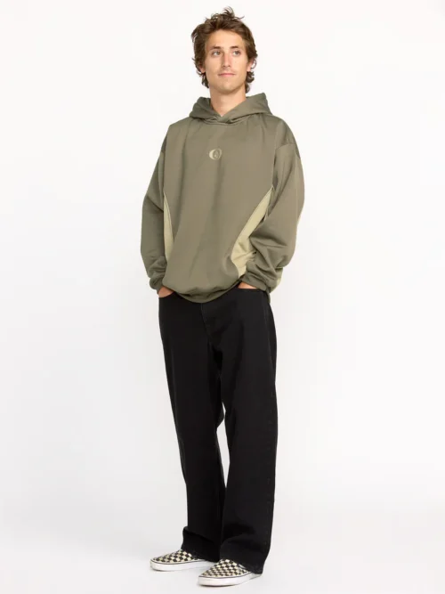 Volcom Vital Hydro Hoodie - Military Ανδρικό Φούτερ - Image 9