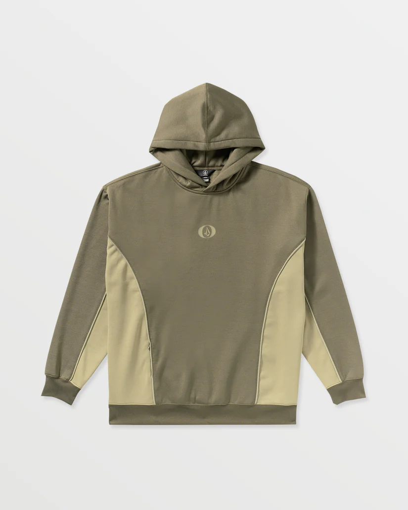 ανδρικό πράσινο φούτερ από την volcom, vital hydro hoodie