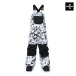 παιδική φόρμα για σκι σε άσπρο και μαύρο χρώμα από την horsefeathers, medler II youth pants