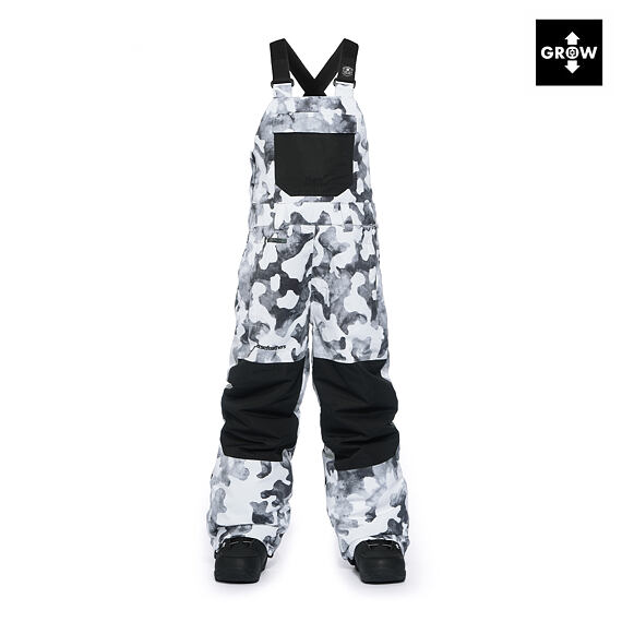 παιδική φόρμα για σκι σε άσπρο και μαύρο χρώμα από την horsefeathers, medler II youth pants