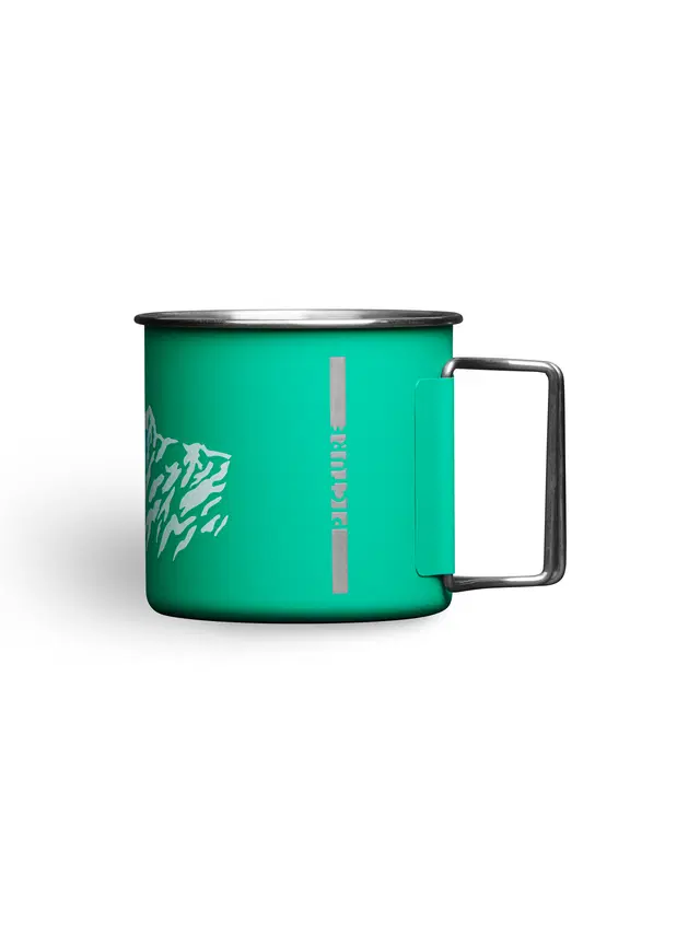 κούπα από ατσάλι με γαλαζοπράσινο χρώμα και σχέδιο από την Picture, beavy cup