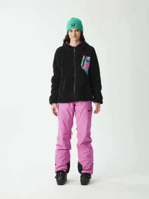 γυναικεία φλις ζακέτα σε μαύρο χρώμα από την picture, izimo fz fleece