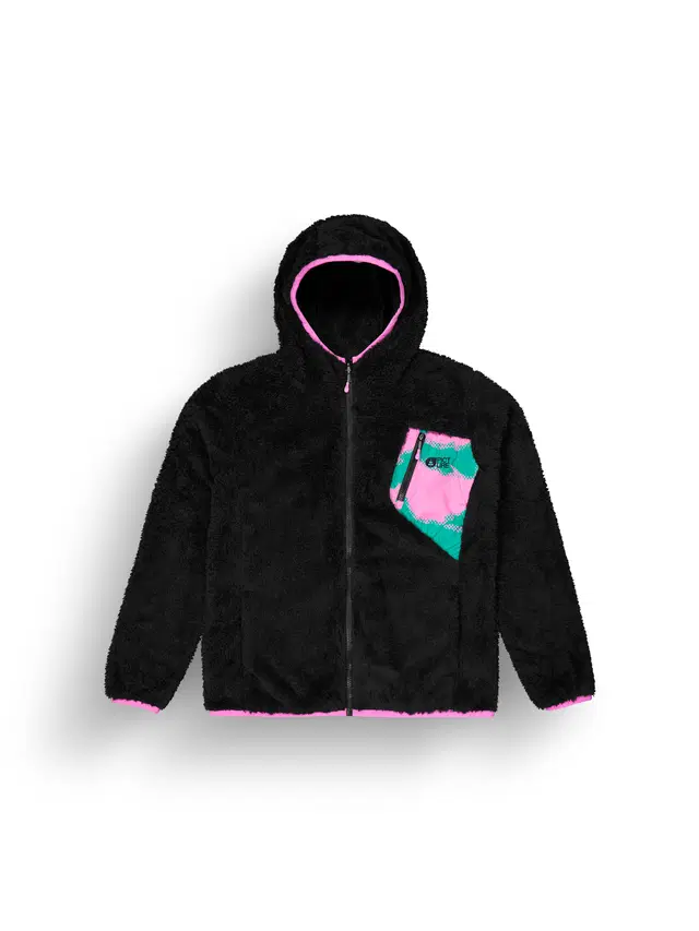 γυναικεία φλις ζακέτα σε μαύρο χρώμα από την picture, izimo fz fleece