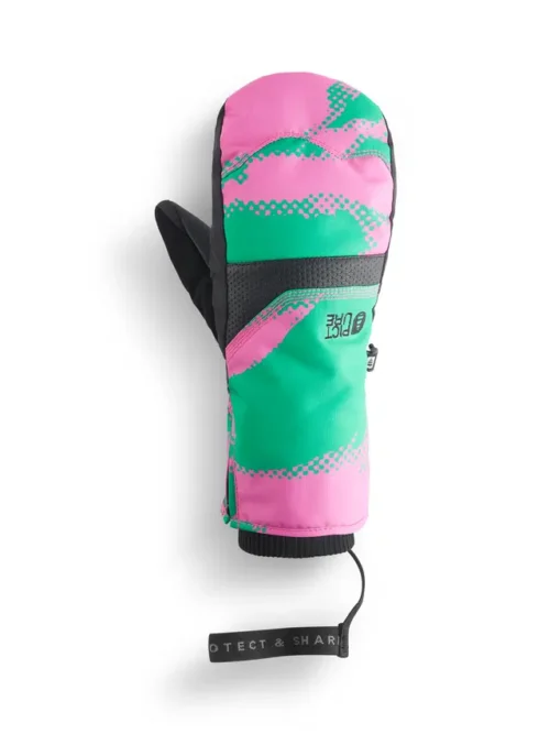 γυναικεία γάντια του σκι χούφτες σε ροζ και πράσινο από την Picture, kali mitts