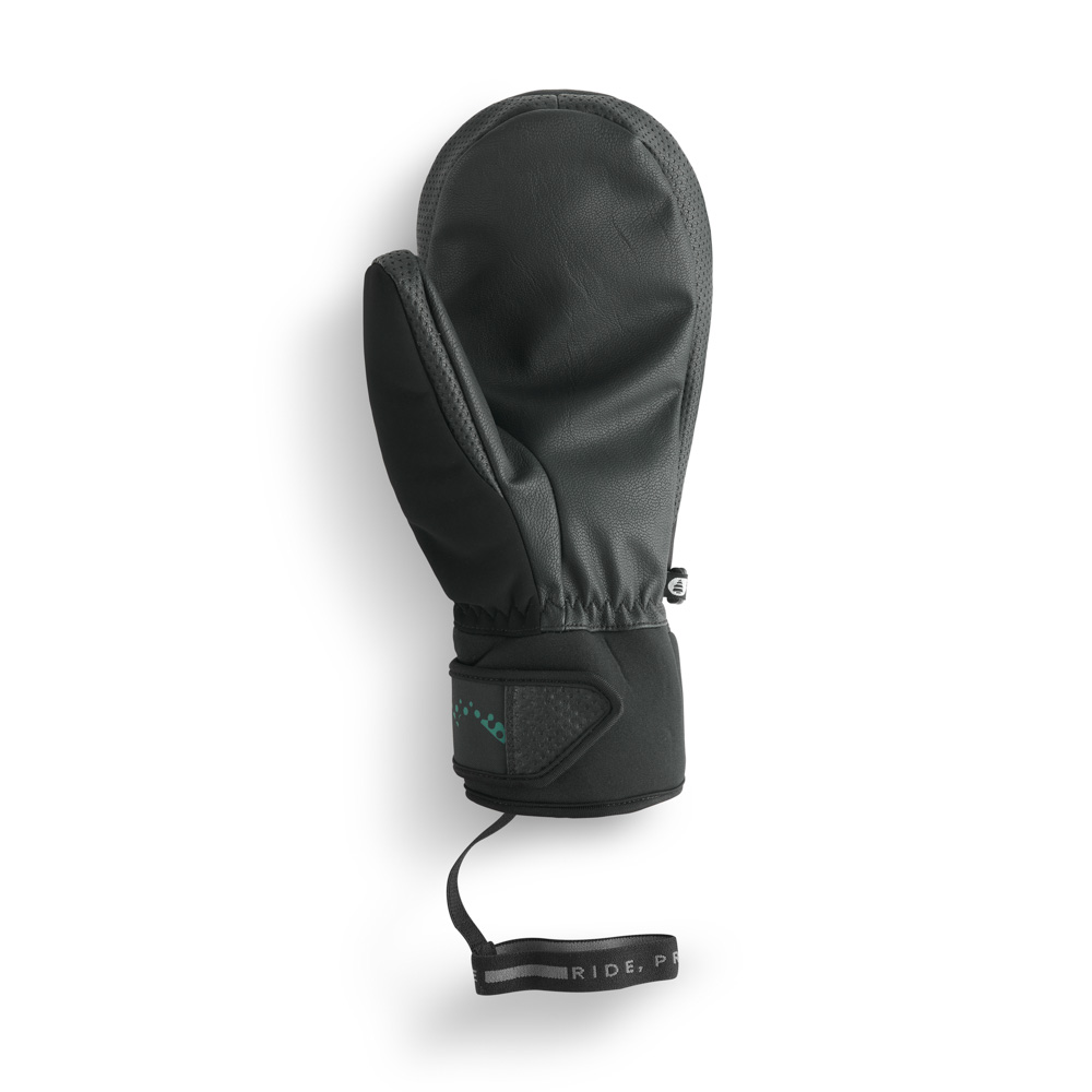 Αντρικά γάντια της εταίρας Picture σε μαύρο χρώμα με σχέδια.