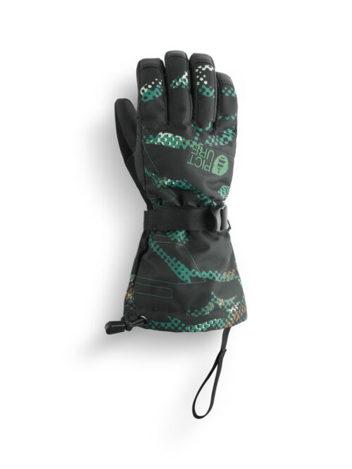παιδικά γάντια για σκι σε πράσινο και μαύρο χρώμα από την Picture, graby gloves