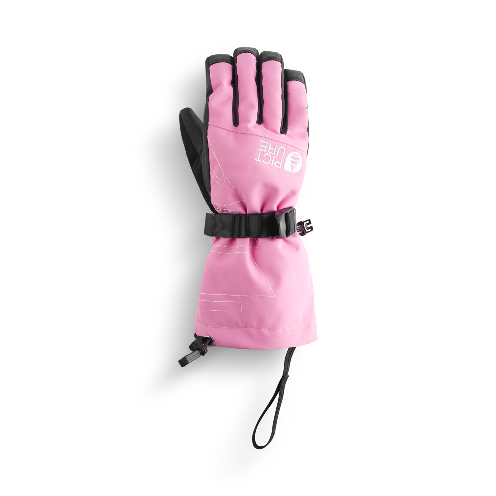 παιδικά γάντια για σκι σε ροζ χρώμα από την picture, graby gloves