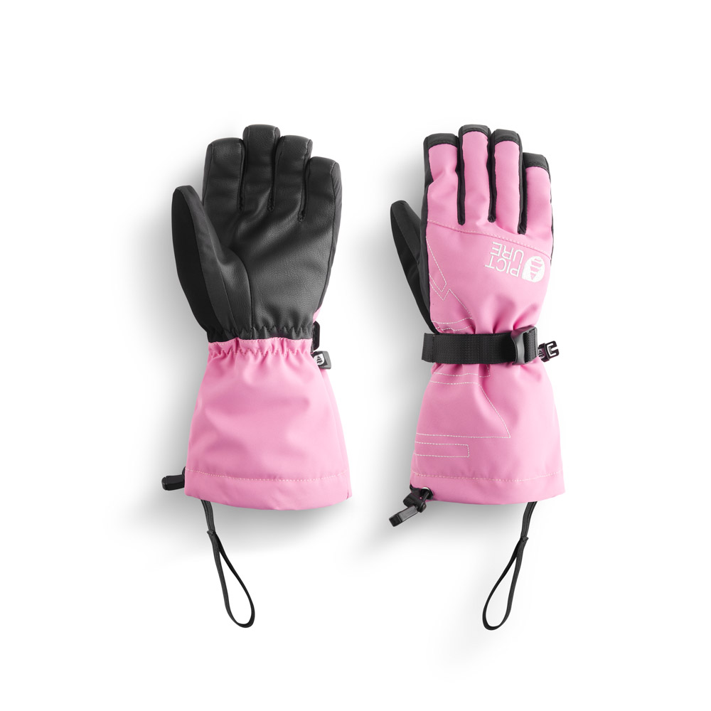παιδικά γάντια για σκι σε ροζ χρώμα από την picture, graby gloves