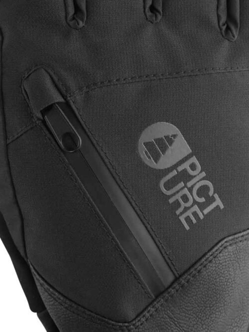 Γυναικεία γάντια για το βουνο από την εταιρία Picture σε μαύρο χρώμα.