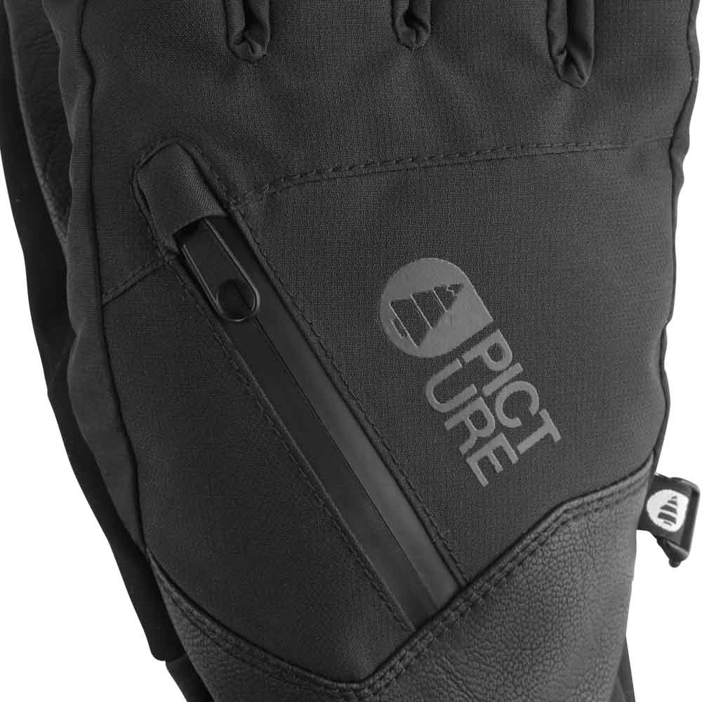 Γυναικεία γάντια για το βουνο από την εταιρία Picture σε μαύρο χρώμα.