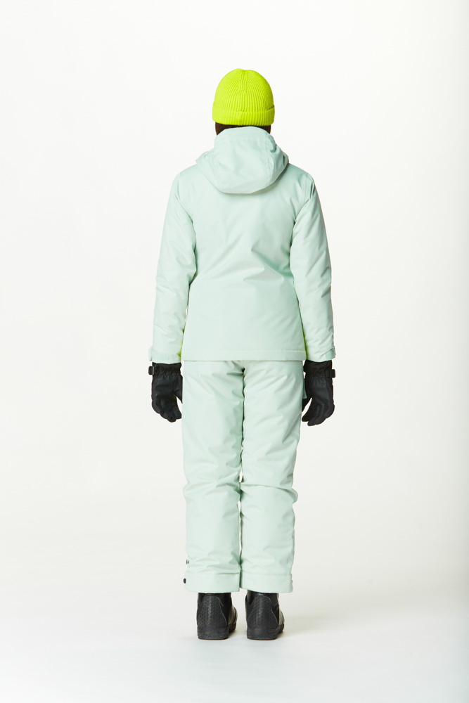 μπουφάν βουνού της εταιρίας Picture, σε χρώμα ροζ και μέντα.