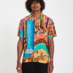 Πουκάμισο με σχέδια από την εταιρία Volcom.