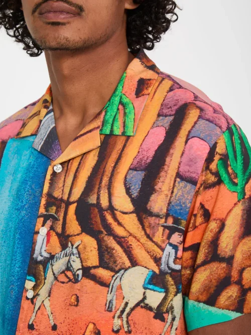 Πουκάμισο με σχέδια από την εταιρία Volcom.