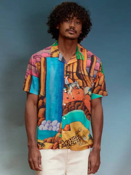 Πουκάμισο με σχέδια από την εταιρία Volcom.