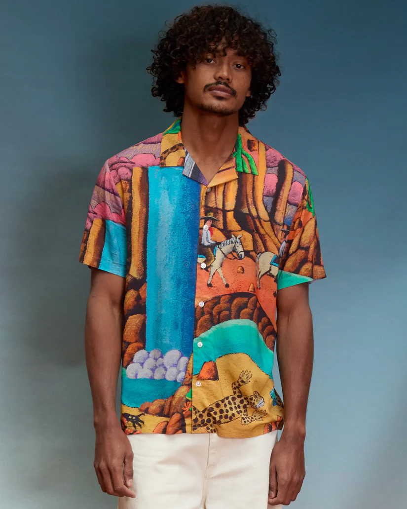 Πουκάμισο με σχέδια από την εταιρία Volcom.