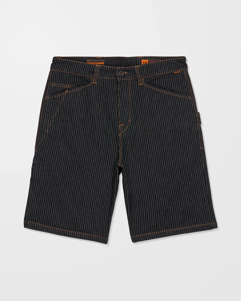 Αντρική βερμούδα από την Volcom με σχέδια κάθετες γραμμές.