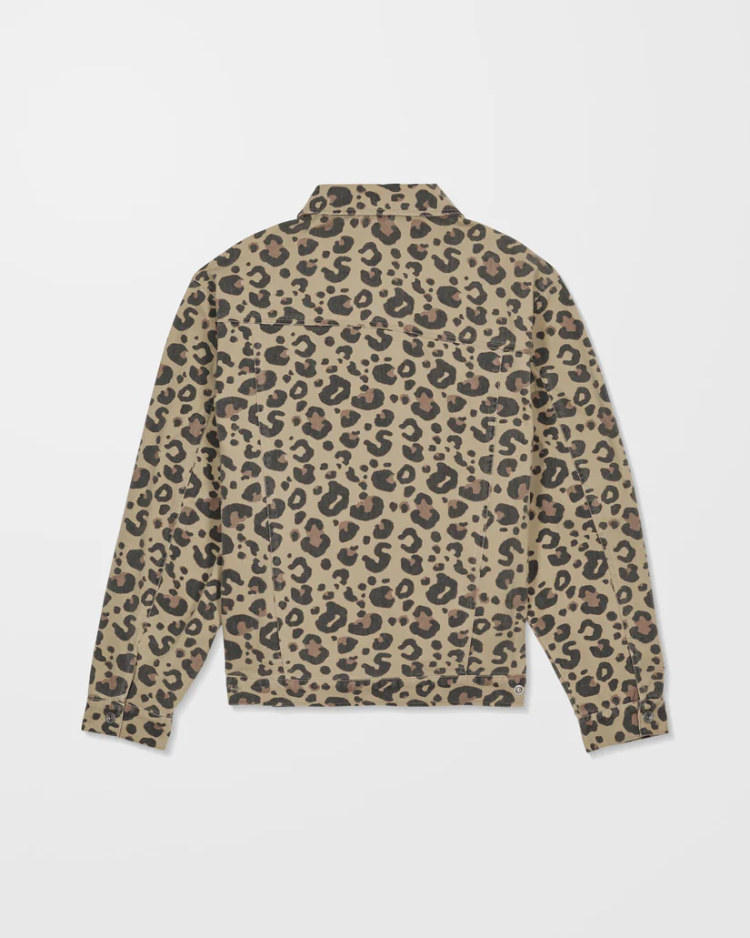 Μπουφάν με animal print από την εταιρία Volcom.