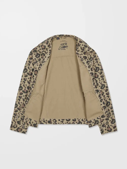 Μπουφάν με animal print από την εταιρία Volcom.