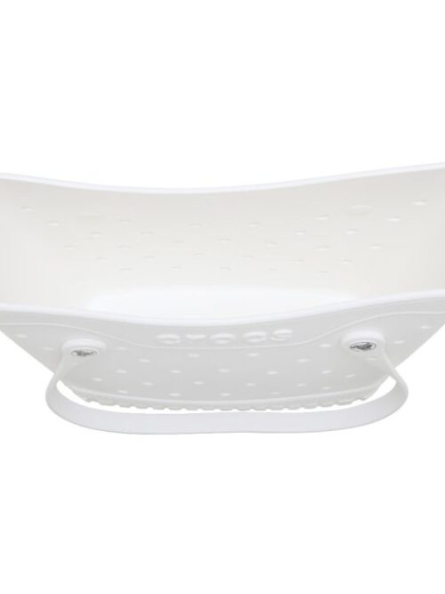 Crocs τσάντα σε άσπρο χρώμα.