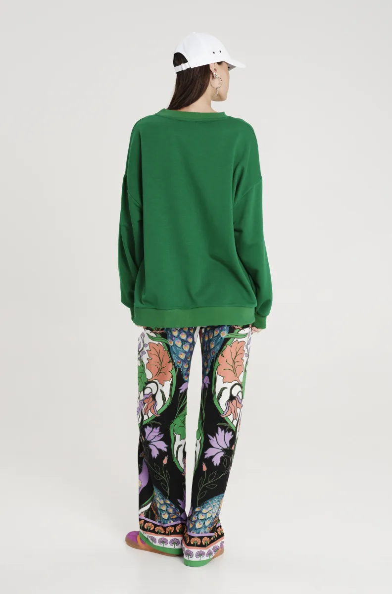 Φούτερ από την Peace & Chaos με σχέδια.