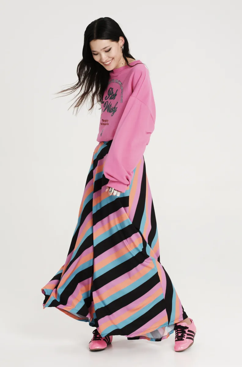 Μaκριά Φούστα με ρίγες από την εταιρία Peace and Chaos.