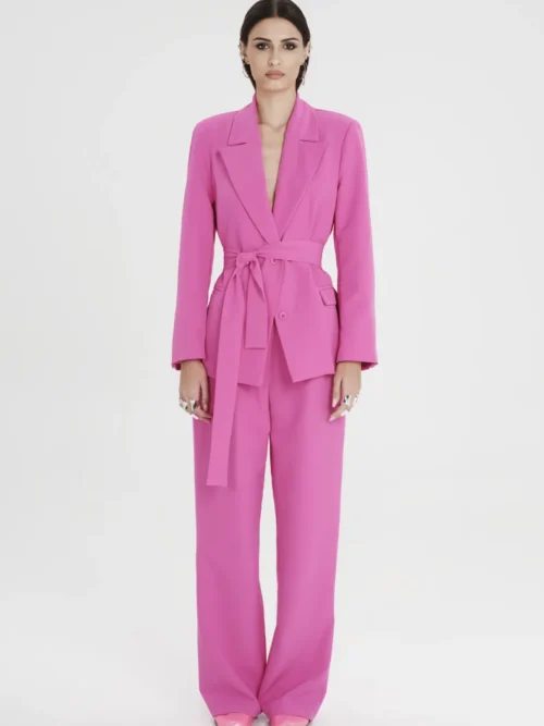 Παντελόνι από την εταιρία Peace and Chaos σε φούξια χρώμα.