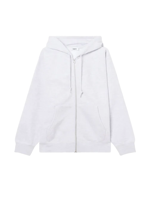 Obey Established Works Bold Zip Hood Fleece - Image 1