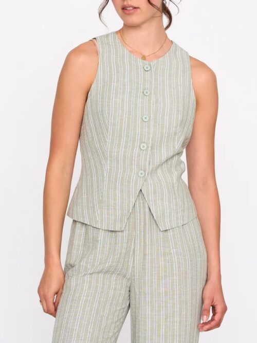 24Colours Green Vest - Image 1