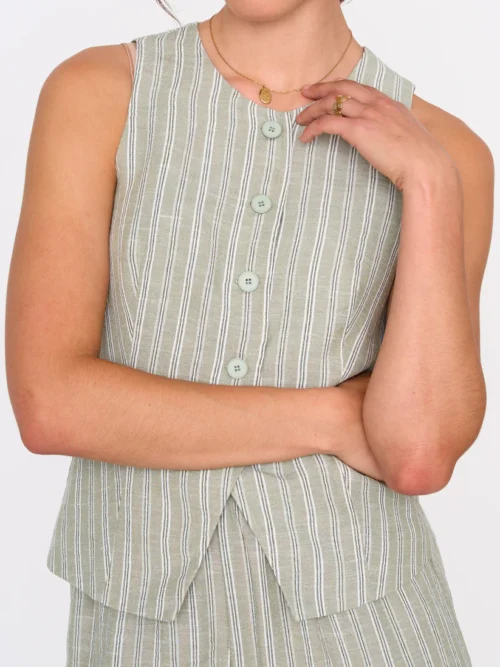 24Colours Green Vest - Image 3