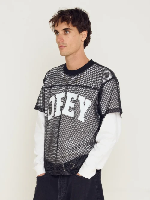 Obey Collegiate Practice Jersey T-shirt - Image 4