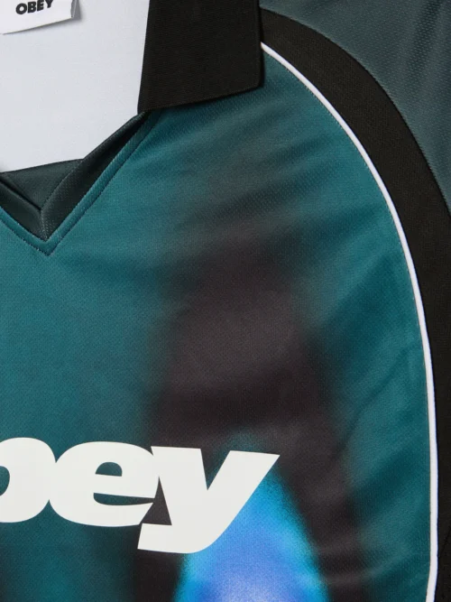 Obey Blurred Soccer Jersey T-shirt - Image 9