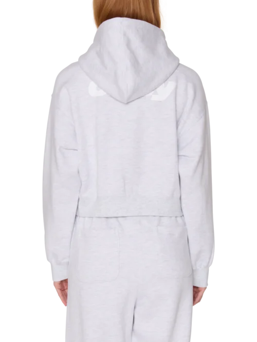 Obey League Cropped Zip Hood Fleece - Image 4