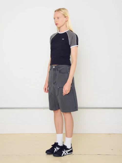 Obey Shift Panel Denim Short - Image 6