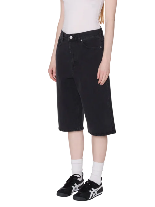 Obey Karina Long Denim Short - Image 2