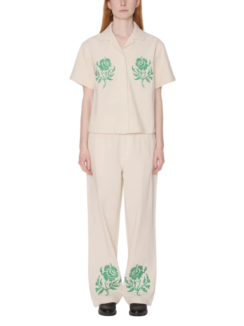 Obey Roses Embellished Shirt - Image 4