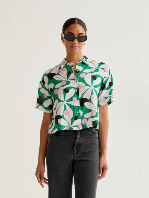 Compania Fantastica Hosta Print Shirt - Image 3