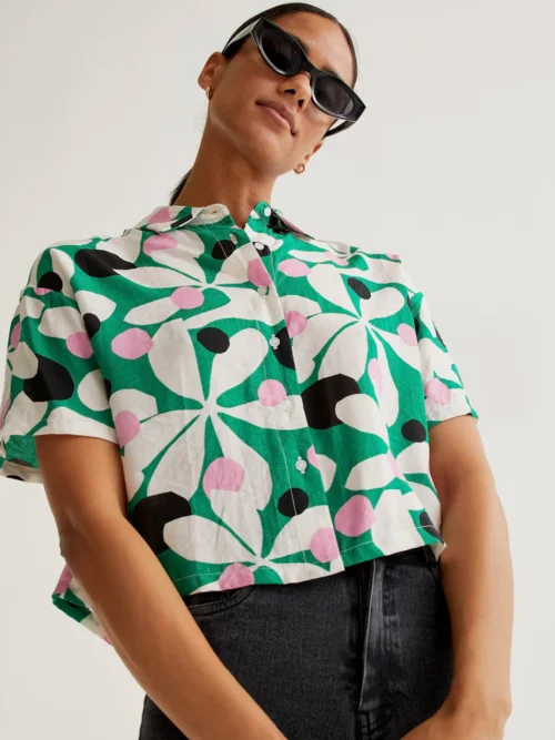 Compania Fantastica Hosta Print Shirt - Image 2