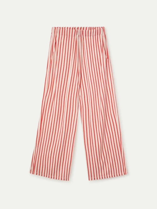 Compania Fantastica Red Striped Print Trousers - Image 1