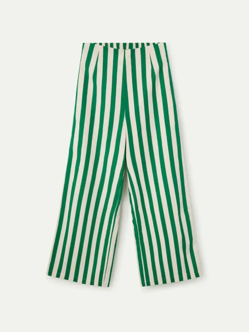 Compania Fantastica Bamboo Green Print Trousers - Image 1