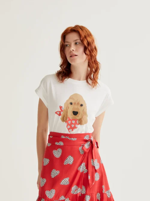 Compania Fantastica T-shirt Cocker Spaniel Print - Image 2
