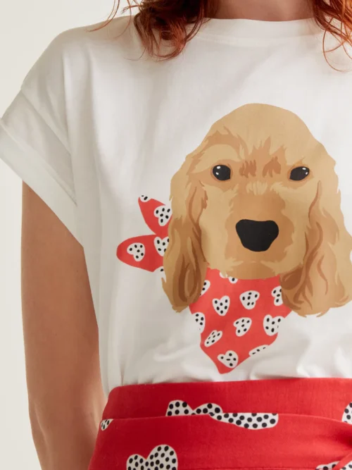 Compania Fantastica T-shirt Cocker Spaniel Print - Image 5