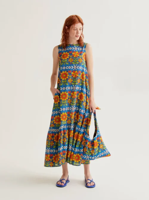 Compania Fantastica Garden Print Long Dress - Image 2