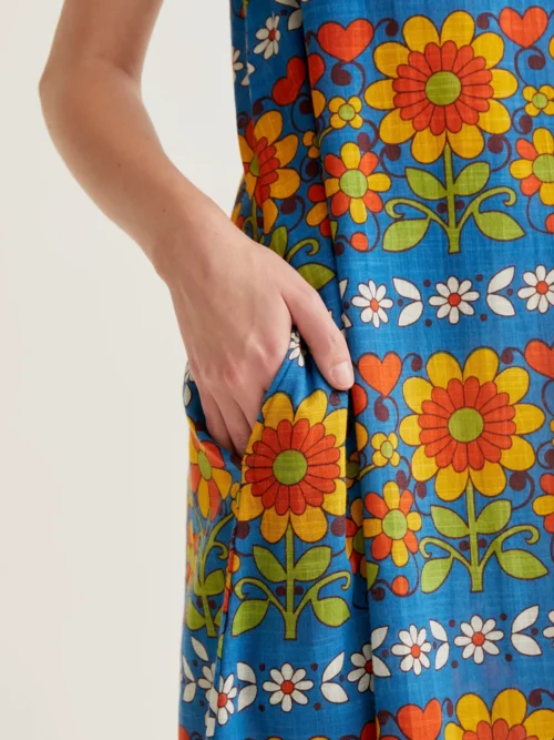 Compania Fantastica Garden Print Long Dress - Image 5