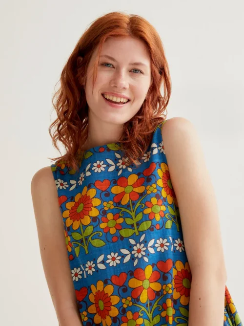 Compania Fantastica Garden Print Long Dress - Image 4